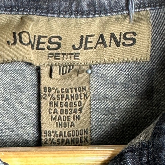 Joe's Jeans Classic Blue Button Down Shirt Sz 10P - Picture 7 of 10